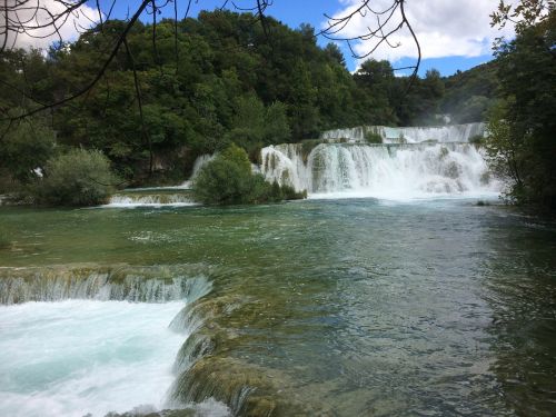 waterfall croatia lakes