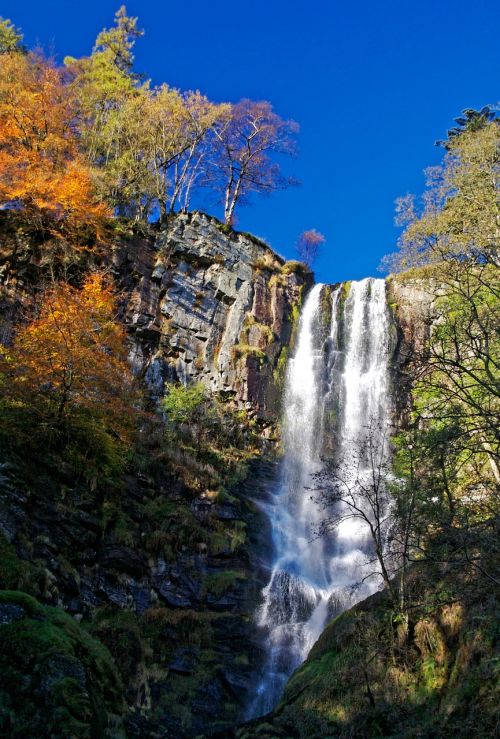 waterfall waterfall landscape water