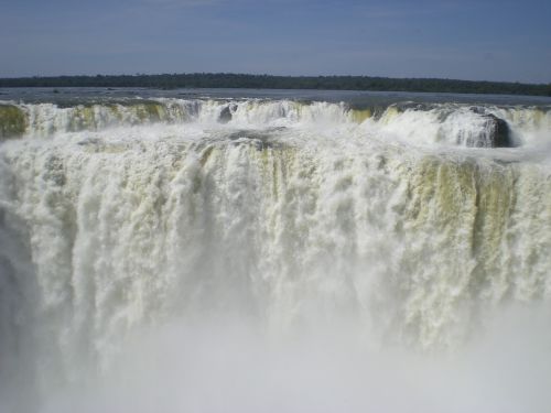 waterfall brazil wild