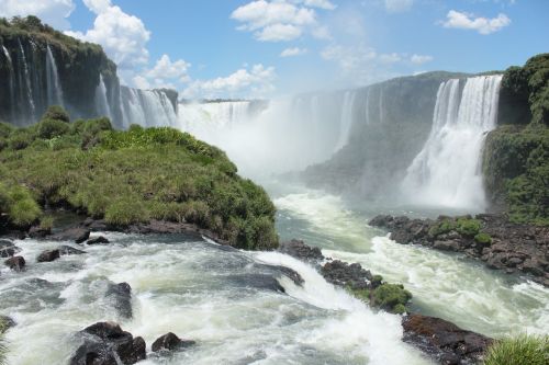 waterfall mouth iguaçu brazil