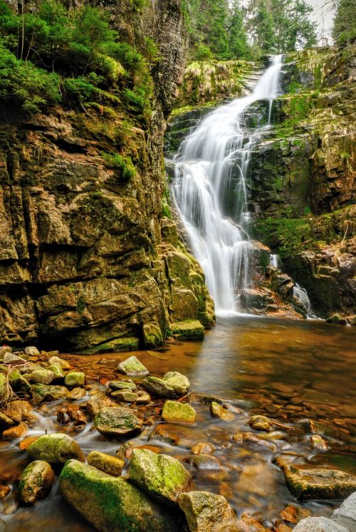 waterfall kamieńczyk scenery