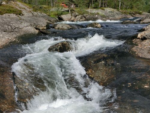 waterfall heide nature