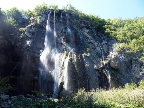 waterfall croatia plittvice