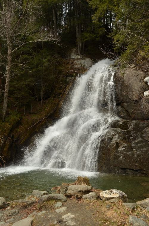 waterfall water rock