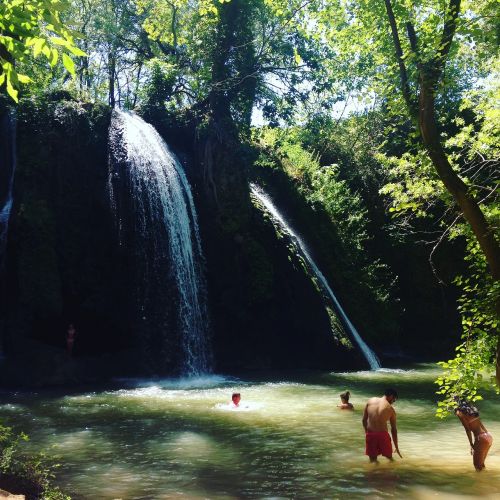 waterfall france nature