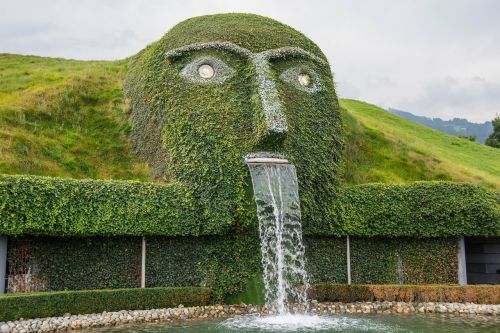 waterfall artwork sculpture