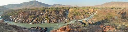 waterfall epupa namibia