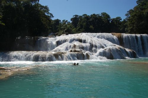 waterfall water flowing