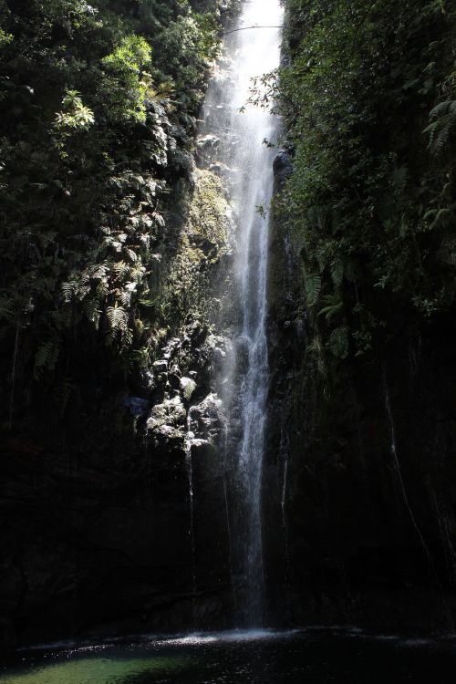 waterfall hidden light