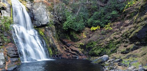 waterfall landscape nature