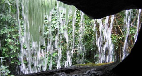 waterfall natural water flow