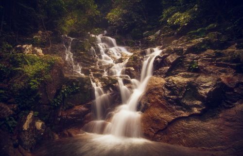 waterfall jungle travel