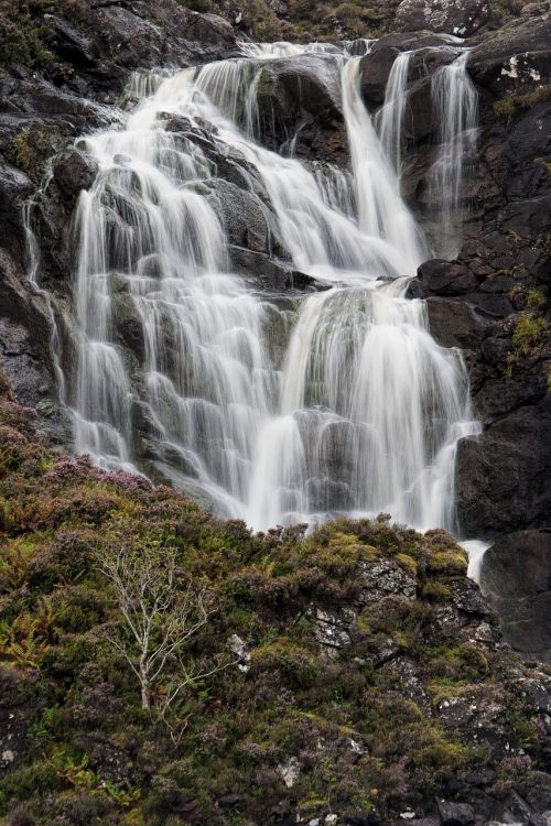 waterfall nature water