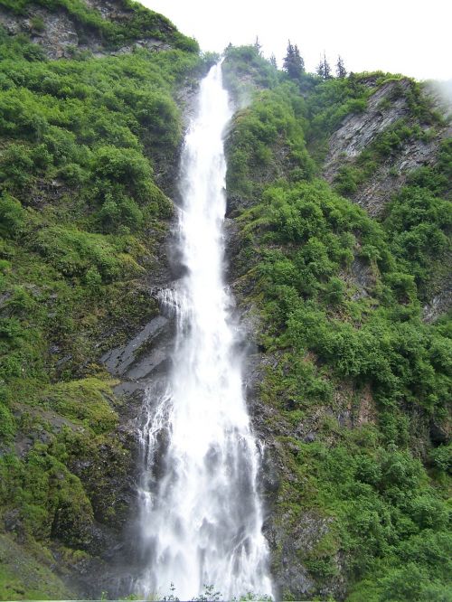 waterfall natural natural water