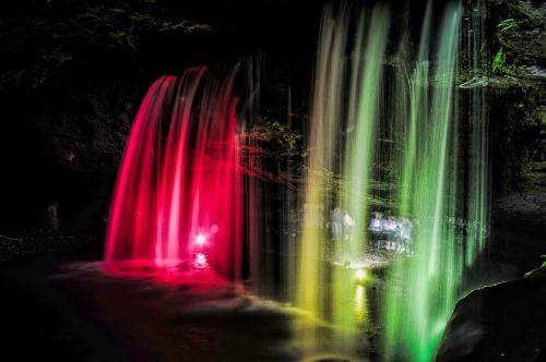 waterfall natural japan