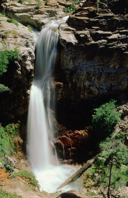 waterfall lassen california