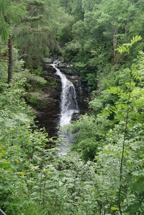 waterfall scotland nature