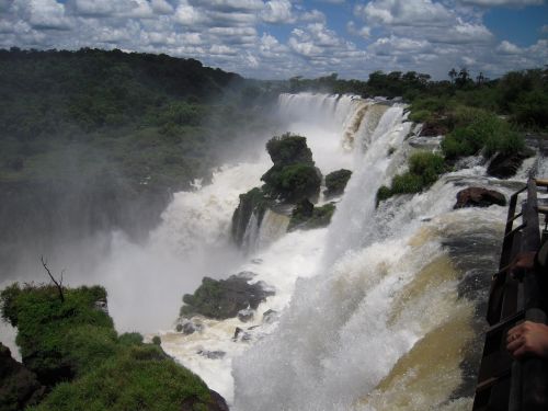waterfall iguazu elements