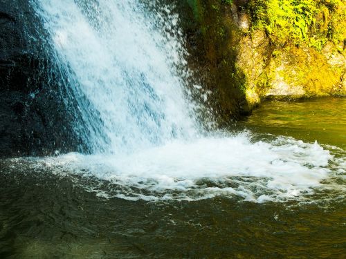 waterfall river landscape north thailand