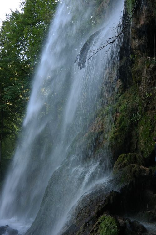 waterfall urach waterfall water veil