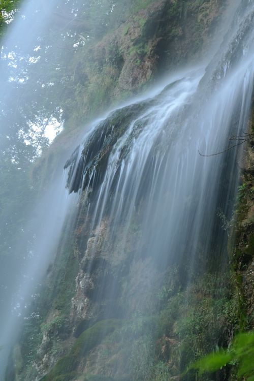 waterfall urach waterfall long exposure