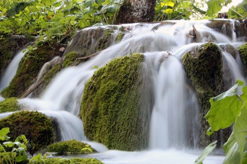 waterfall water long exposure