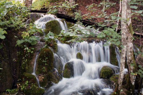 waterfall water long exposure