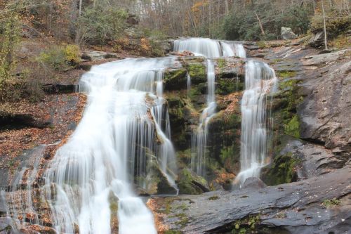 waterfall bald river falls nature