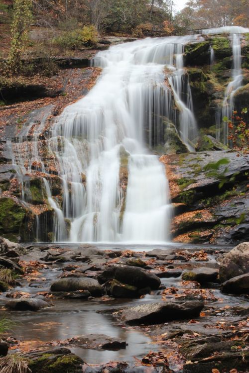 waterfall bald river falls nature