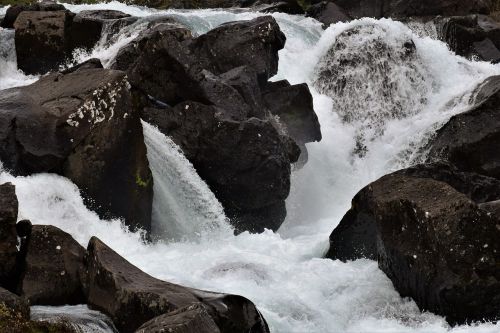 waterfall river white
