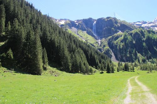 waterfall tyrol nature