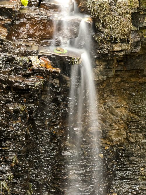 waterfall nature landscape