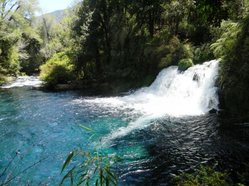 waterfall chile nature