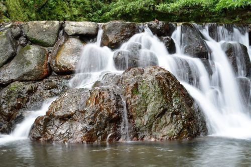 waterfall flow stream