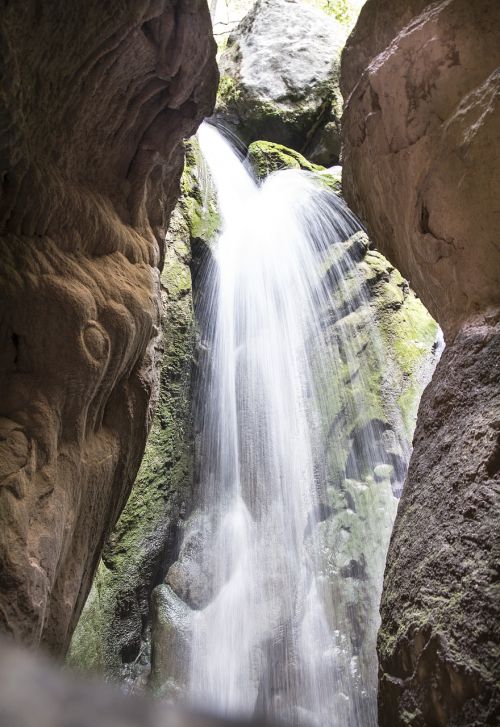 waterfall mountain natural water