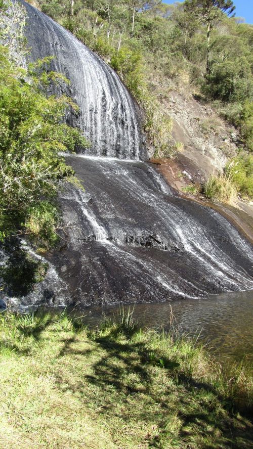 waterfall nature landscape