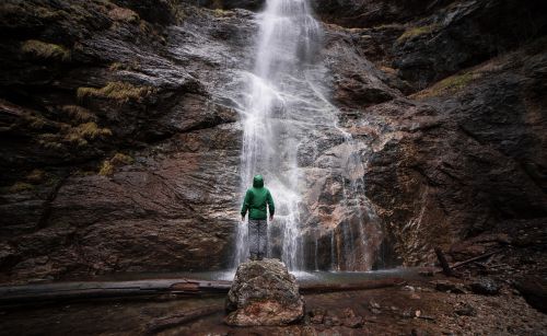 waterfall flow nature