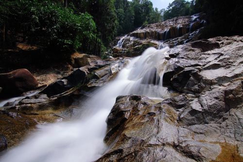 waterfall stream water