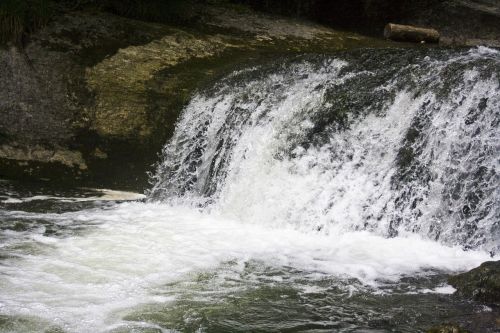 waterfall spray river