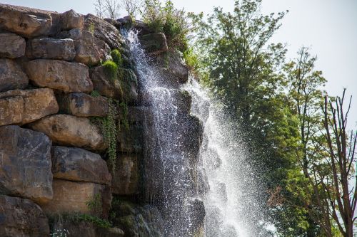 waterfall nature water