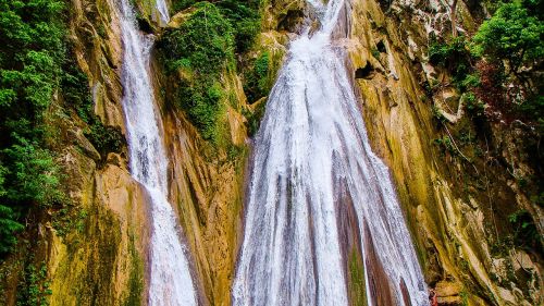 waterfall mussorie nature