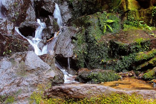 waterfall nature cascade