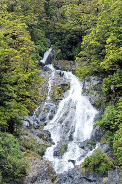 waterfall green natural