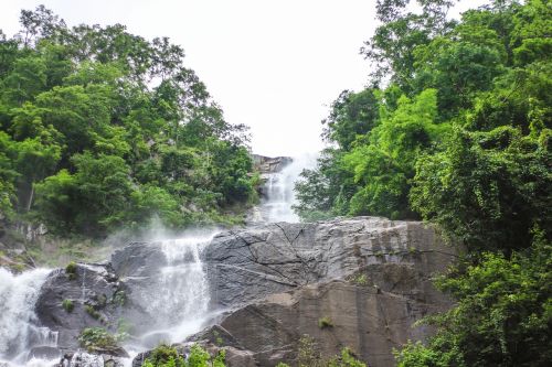 waterfall water mountain