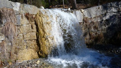 waterfall cascades water