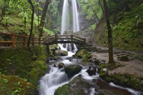 waterfall cascade nature