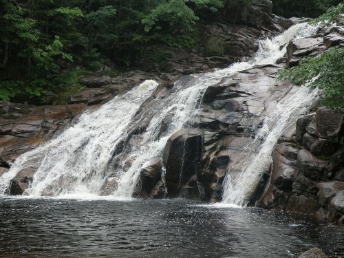 waterfall water natural water