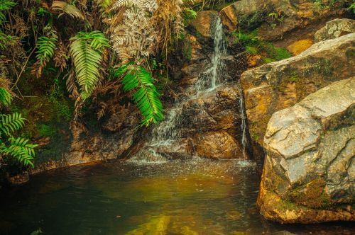 waterfall cascade water