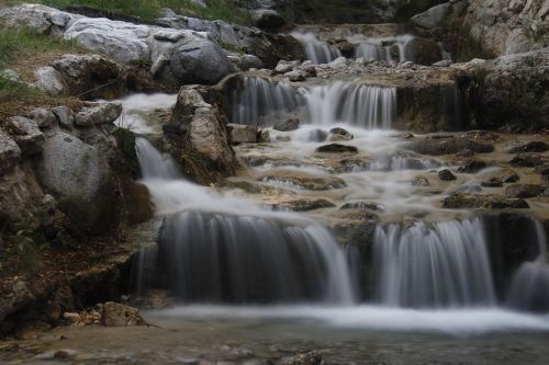 waterfall limone lake garda