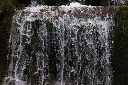 waterfall nature waters